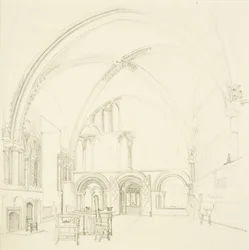 Interior da Casa Capitular da Catedral de Bristol