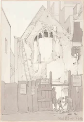A descoberta de uma janela oriental da Igreja de Todos os Santos, atrás da High Street, Bristol