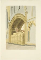 Túmulo de Robert Fitzharding, morto em 1170, na Catedral de Bristol