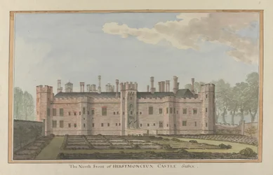 Castelo de Herstmonceux, East Sussex: A Frente Norte