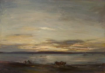 Golden Sunset, Fairlie (óleo sobre tela)