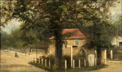 O Triângulo do Memorial da Guerra em East Sheen