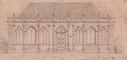 Desenho preparatório para Desenho 20, Placa 18 de Uma Colecção de Desenhos para Retiros Rurais