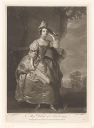 Portret de Mary Bertie Mary Dutchess of Ancaster (título no objeto)