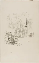 Conversa sob a Estátua, Jardins de Luxemburgo