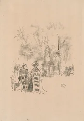 Conversa sob a Estátua, Jardins de Luxemburgo