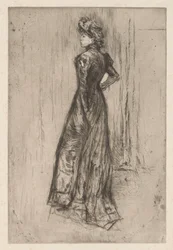 Maud, de pé