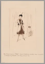 Estudo para "A Rapariga Azul: Retrato de Miss Elinor Leyland"