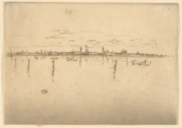 A pequena Veneza, da primeira série veneziana (Veneza, uma série de doze águas-fortes)