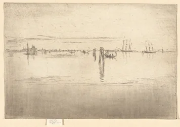A Longa Lagoa, do Segundo Conjunto de Veneza (um conjunto de vinte e seis gravuras)