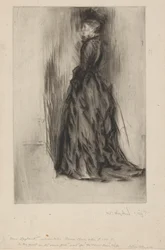 O vestido de veludo (Sra. Leyland)