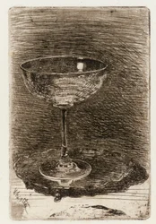 A taça de vinho