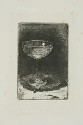 A taça de vinho