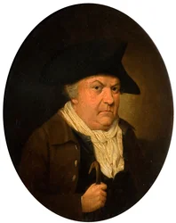 Retrato de John Freeth, 1750-1800.
