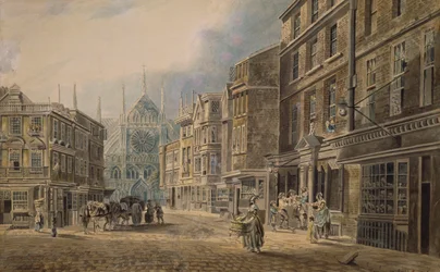 Londres, Old Tothull St.Leading to Westminster Abbey, 1776