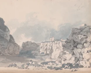 Dunnotter Castle (wc sobre grafite no papel)