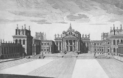 Palácio de Blenheim, Woodstock, Oxfordshire, meados do século XVIII