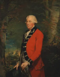 Sir Ralph Milbanke, coronel, com o uniforme da Milícia de Yorkshire (North Riding)