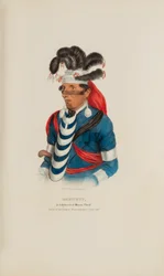 BREWETT; A Celebrated Chief Miami Chief, do The Aboriginal Portfolio