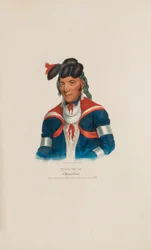 MI-A-QU-A; Um chefe de Miami, de The Aboriginal Portfolio
