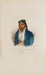 MO-WAN-ZA ou O Lobinho; um chefe de Miami, de The Aboriginal Portfolio