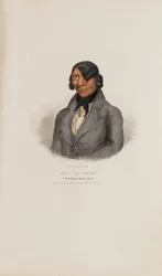 WAA-BA-SHAW; Um célebre chefe Sioux, de The Aboriginal Portfolio