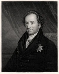Johann Wolfgang von Goethe, poeta, dramaturgo e cientista alemão, século XIX