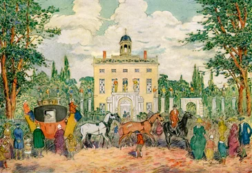 Casa de Timothy Dexter, Newburyport, Massachusetts, Estados Unidos, século XVIII, 1921