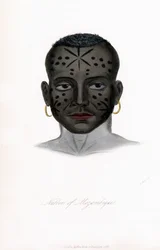 Nativo de Moçambique, c1850.