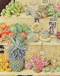 Barraca de frutas, La Laguinilla, 1998
