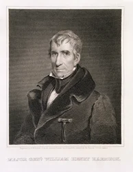 Major General William Henry Harrison, gravado por Richard W. Dodson (1812-1867)