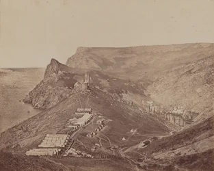 Fortificação acima do porto de Balaclava