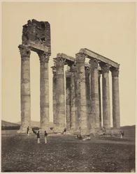 Templo de Júpiter Olímpio, c.1853 (impressão albuminada)