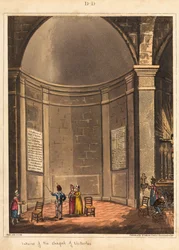 Interior da capela de Waterloo