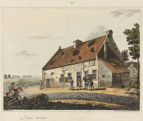 La Belle Alliance, de «Um relato histórico da Batalha de Waterloo», 1817