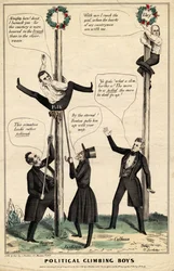 Garotos de escalada política, publicados por J Baillie, H Bucholzer, Nova York, 1844