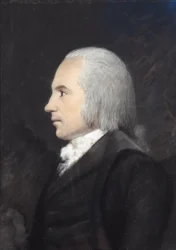 Aaron Burr (pastel sobre papel cinzento)