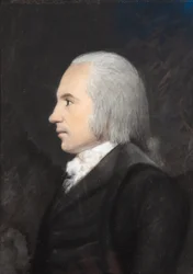 Aaron Burr, c.1797 (cor pastel em papel cinza)