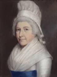 Mary Andrewes (pastel sobre papel cinzento)
