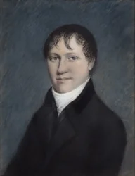 Sir Humphry Davy Bart, provavelmente 1804-09 (pastel sobre papel cinzento)