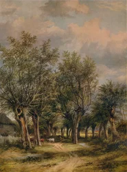 Uma pista perto de Norwich, c1837