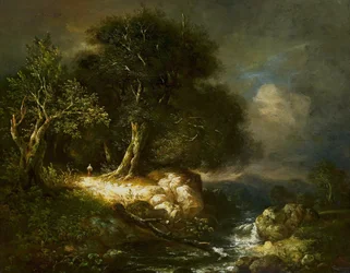 Paisagem depois de uma tempestade.