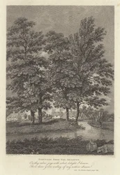 Robert Bloomfield, poeta: Fakenham from the Meadows (gravura)