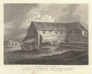 Robert Bloomfield, poeta: A Fazenda Place, perto de Thetford (gravura)