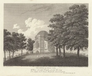 Robert Bloomfield, poeta: O Templo em Euston Park (gravura)