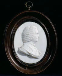 Retrato de John Harrison (1693-1776) (pasta de esmalte)