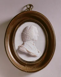 Retrato de John Harrison (1693-1776) (pasta de esmalte)