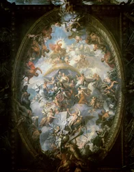Teto do Salão Pintado, 1707-14