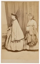 Eliza "Didy" Ridgely e possivelmente Charlotte Gittings,1864 (foto)