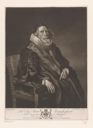 Portret de Rowland Wandesford Lord Chief Baron Wandesford (título no objeto) Schilderijen uit The Houghton Gallery (título da série) A Galeria Houghton (título da série)